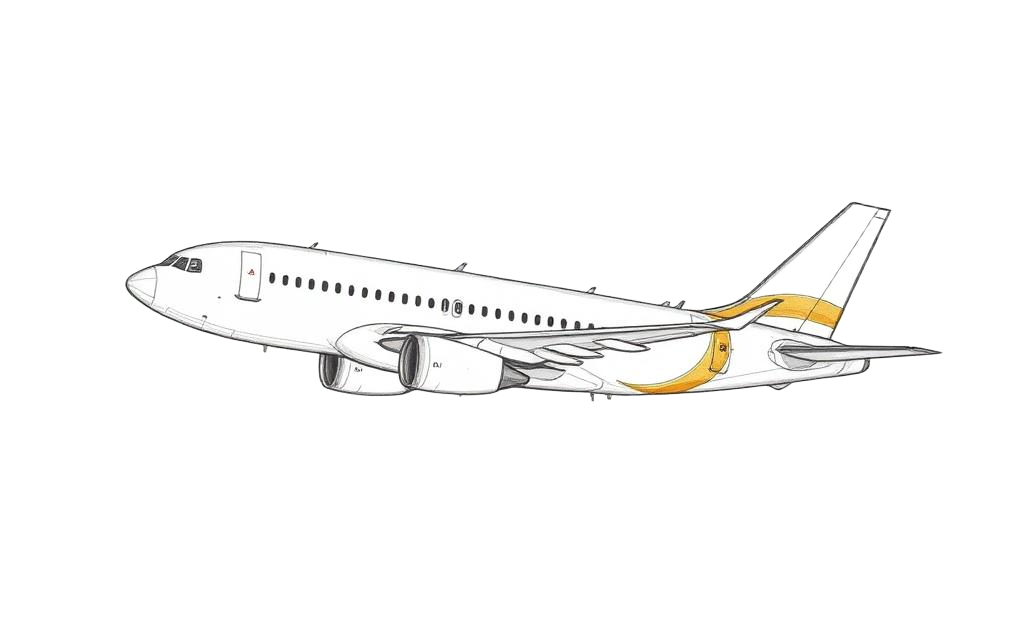 Sketch of a cargo plane